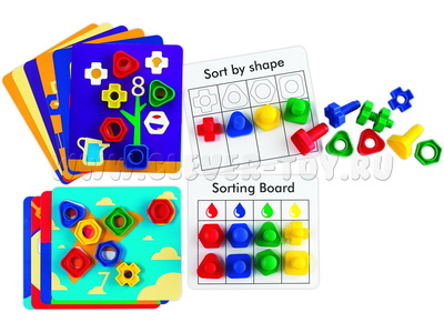 Набор "Гайки и болтики" для группы, с карточками Набор "Гайки и болтики" для группы, с карточками