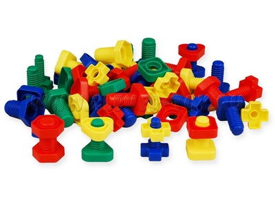 Набор "Гайки и болтики" (64шт) Набор "Гайки и болтики" (64шт)