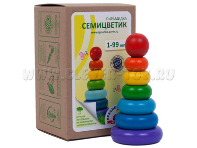 Пирамидка "Семицветик" (дерево) - остатки Пирамидка "Семицветик" (дерево) - остатки