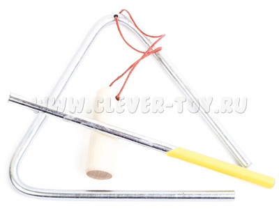 Треугольник музыкальный 12 см (диаметр 6мм) Треугольник музыкальный 12 см (диаметр 6мм)