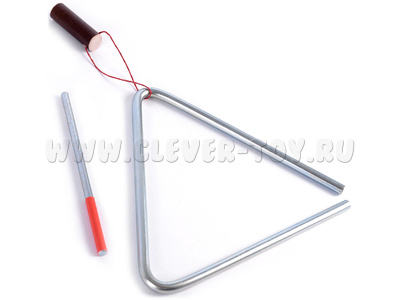 Треугольник музыкальный 18 см (диаметр 8мм) Треугольник музыкальный 18 см (диаметр 8мм)