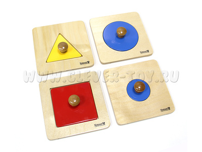Геометрические пазлы: треугольник, квадрат и два круга Геометрические пазлы: треугольник, квадрат и два круга