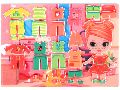 Одежда для девочки с игровым полем (фетр) Одежда для девочки с игровым полем (фетр)