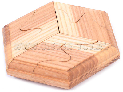 Головоломка "Шестигранник" (дерево) Головоломка "Шестигранник" (дерево)