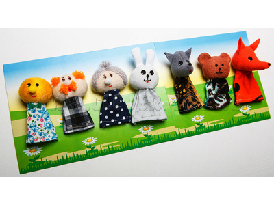 Театр "Колобок" пальчиковый (7 шт.) Театр "Колобок" пальчиковый (7 шт.)