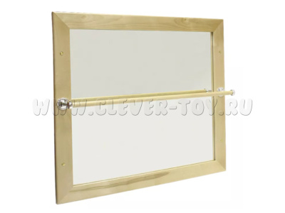 Зеркало настенное с перекладиной для ходьбы (116х100 см) Зеркало настенное с перекладиной для ходьбы (116х100 см)