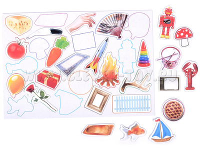 Магнитное развивающее пособие "Упрямые звуки" Звук "Р"