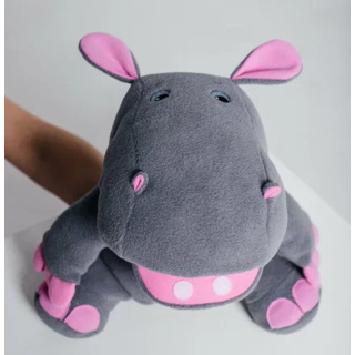 Бегемотик, кукла логопедическая (на руку)