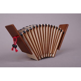 Трещотка пластинчатая "малютка" (дерево тонированное, 2 категория)