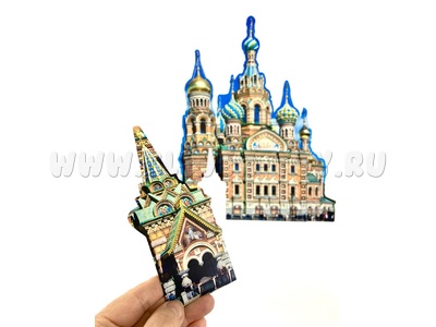 Набор магнитных карточек "Маленькие архитекторы: Спас на Крови"