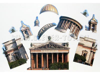 Набор магнитных карточек "Маленькие архитекторы: Исаакиевский собор" Набор магнитных карточек "Маленькие архитекторы: Исаакиевский собор"