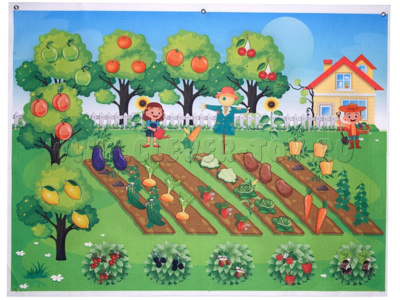Панно Сад и огород (124 элемента)