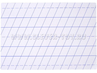 Мягкое магнитно-маркерное двусторонее поле А3 (клетка/косая линейка)